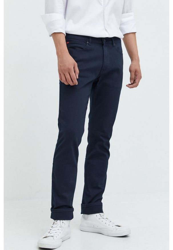 Hugo - HUGO jeansy 50473507 męskie. Kolor: niebieski