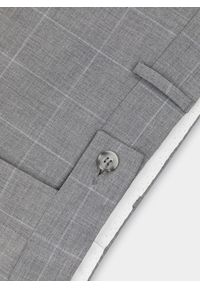 Pako Lorente - Szare spodnie garniturowe P22SF-6G-009-S-S. Kolor: szary. Materiał: poliester, wełna, elastan #7