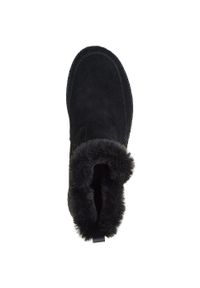 skechers - Buty damskie Skechers Wilshire Blvd Fresh Zip. Kolor: czarny. Materiał: zamsz, materiał #2