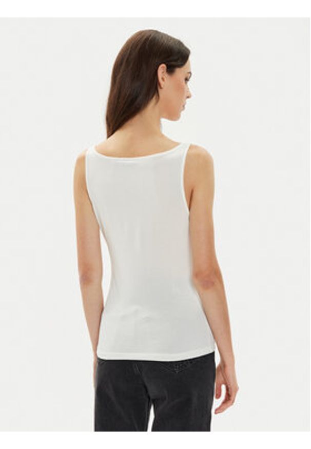 Pieces Top Anora 17148788 Biały Regular Fit. Kolor: biały. Materiał: syntetyk, wiskoza