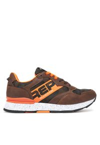 Replay - REPLAY Sneakersy GMS68 .000.C0096T Brązowy. Kolor: brązowy. Materiał: materiał