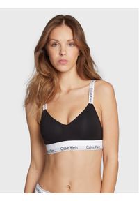 Calvin Klein Underwear Biustonosz bezfiszbinowy 000QF7059E Czarny. Kolor: czarny. Materiał: bawełna