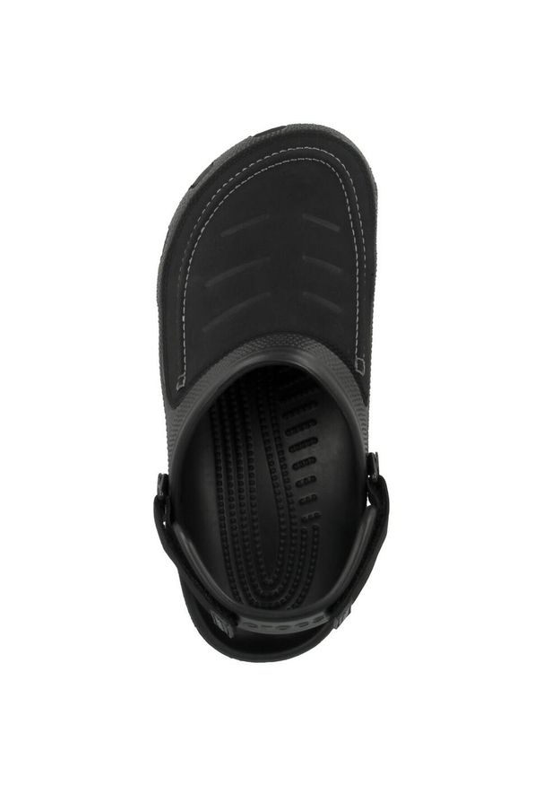 Buty do chodzenia męskie Crocs Yukon Vista II. Zapięcie: rzepy. Kolor: czarny. Materiał: syntetyk, materiał. Szerokość cholewki: normalna. Sport: turystyka piesza