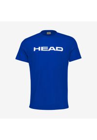Head - Koszulka z krótkim rękawem dziecięca CLUB BASIC. Kolor: niebieski. Materiał: bawełna, jersey, materiał, poliester. Długość rękawa: krótki rękaw. Długość: krótkie