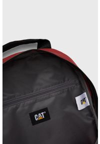 CATerpillar - Caterpillar plecak kolor czerwony duży. Kolor: czerwony