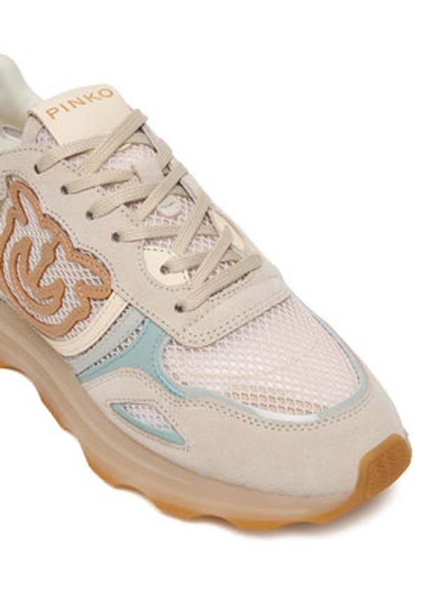 Pinko - PINKO Sneakersy Zoe 18B SS0175 P084 Kolorowy. Materiał: zamsz, skóra. Wzór: kolorowy