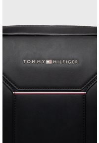 TOMMY HILFIGER - Tommy Hilfiger - Torba na laptopa. Kolor: czarny. Materiał: poliester #3