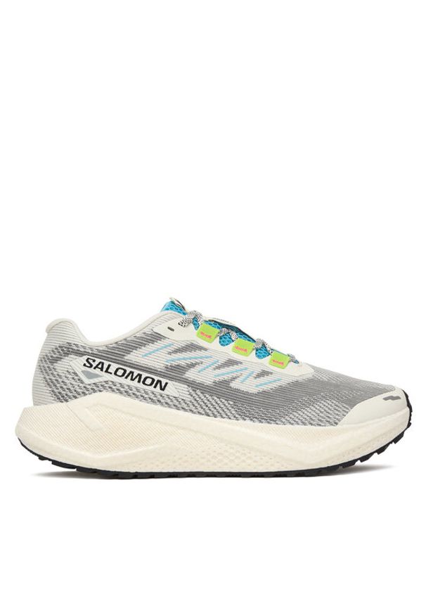 salomon - Salomon Buty do biegania Aero Blaze 3 Grvl L49106200 Szary. Kolor: szary. Materiał: materiał