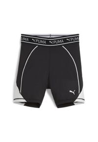 Spodenki treningowe damskie Puma Train Strong. Kolor: czarny. Materiał: dresówka. Sport: kolarstwo, fitness #1