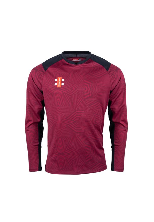 GRAY-NICOLLS - Koszulka z długim rękawem Pro Gray-Nicolls T20. Kolor: wielokolorowy, czarny, brązowy. Długość rękawa: długi rękaw. Długość: długie