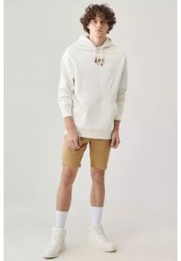 Lee - LEE LOOSE HOODIE MĘSKA BLUZA Z KAPTUREM LOGO ECRU L83SSPNQ. Typ kołnierza: kaptur #4