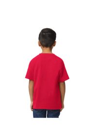 GILDAN - Koszulka Dziecięca Softstyle Midweight T-shirt. Kolor: czerwony. Sport: turystyka piesza