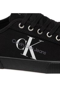 Calvin Klein Jeans Tenisówki Essential Vulcanized 1 YM0YM00306 Czarny. Kolor: czarny. Materiał: materiał