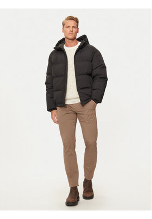 United Colors of Benetton - United Colors Of Benetton Kurtka puchowa 2JF8UN05E Czarny Regular Fit. Kolor: czarny. Materiał: syntetyk