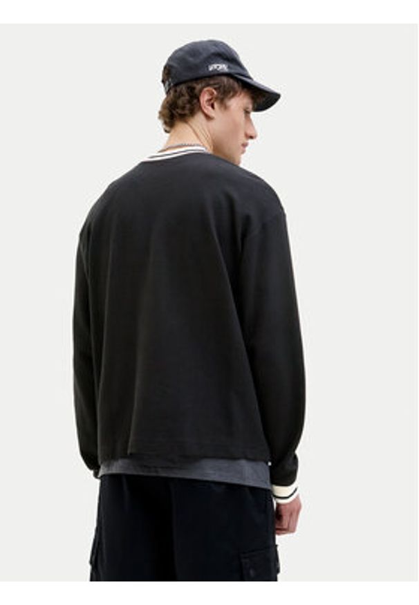 Jack & Jones Bluza Horizon 12278566 Czarny Oversize. Kolor: czarny. Materiał: bawełna