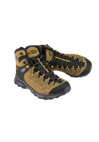 ALPINE PRO - Buty trekkingowe unisex Alpine Pro Vete skórzane. Kolor: zielony, brązowy, wielokolorowy. Materiał: skóra