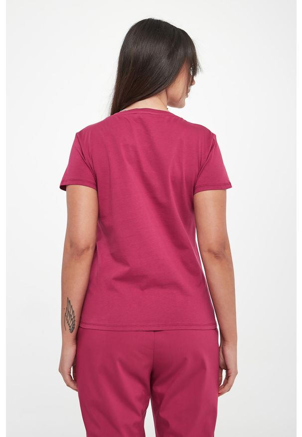 Liu Jo - T-shirt damski z cyrkoniami LIU JO