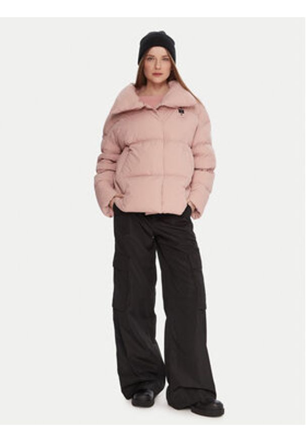 Blauer Kurtka zimowa 25WBLDC03166 Różowy Regular Fit. Kolor: różowy. Materiał: syntetyk. Sezon: zima