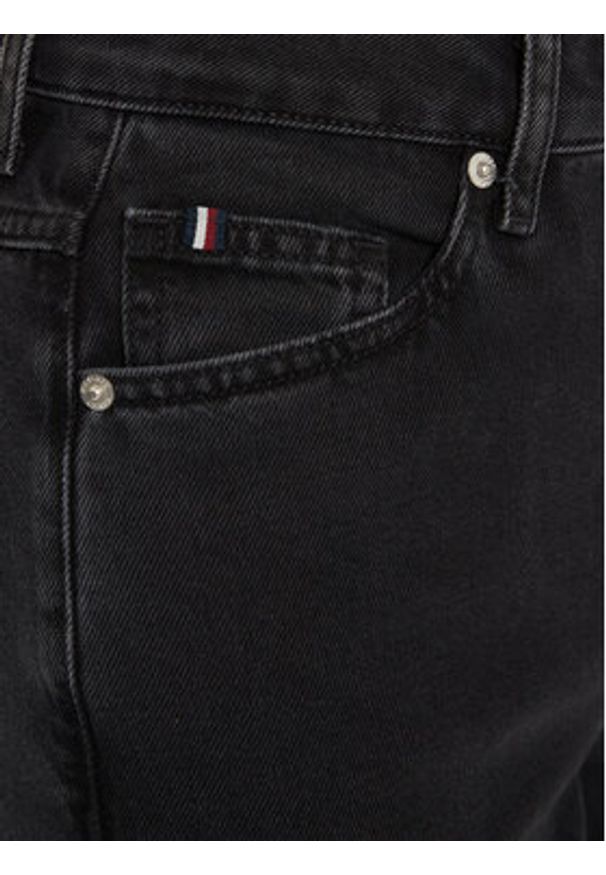 TOMMY HILFIGER - Tommy Hilfiger Jeansy Classic WW0WW40288 Czarny Straight Fit. Kolor: czarny