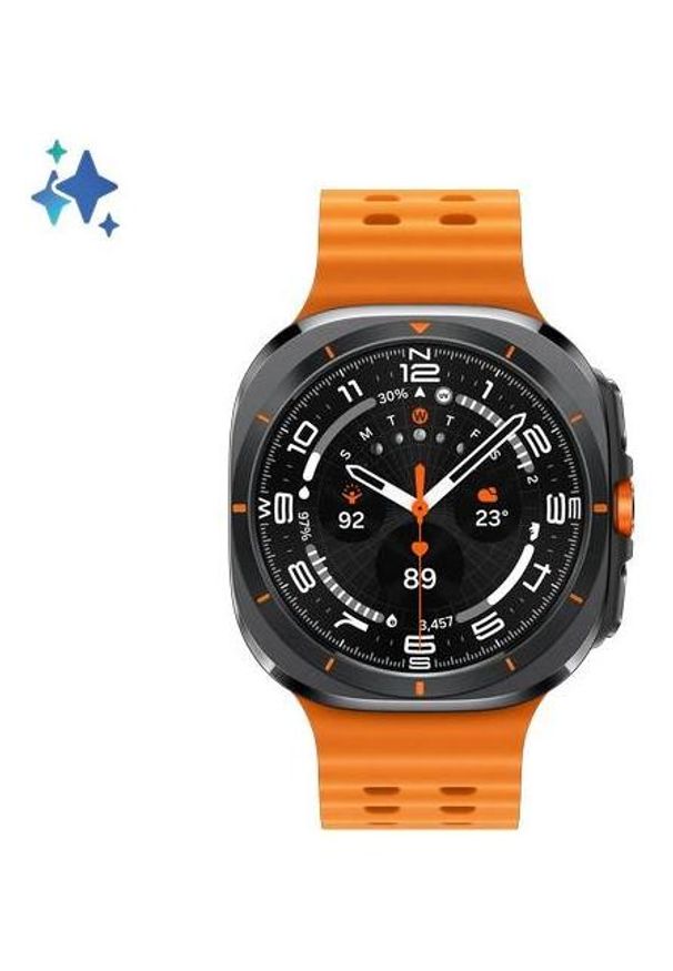 SAMSUNG - Samsung Galaxy Watch Ultra LTE 47mm Tytanowy Szary (L705). Kolor: szary