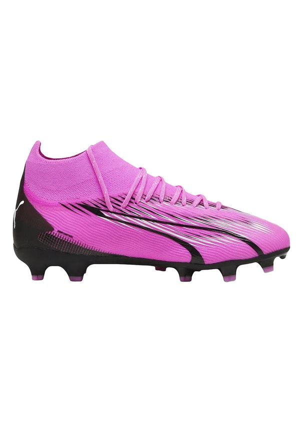 Puma - Buty Piłkarskie Ultra Pro Dla Dzieci. Kolor: różowy. Sport: piłka nożna