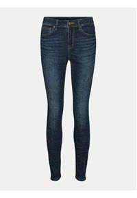 Vero Moda Jeansy Flash 10310822 Granatowy Skinny Fit. Kolor: niebieski