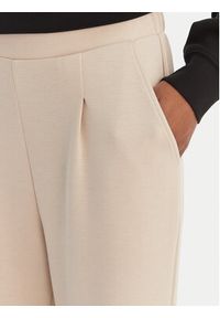 Vero Moda Spodnie materiałowe Hali 10339404 Beżowy Straight Fit. Kolor: beżowy. Materiał: syntetyk #4