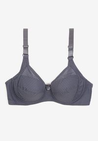 Renee - Granatowy Biustonosz Full Cup z Regulowanymi Ramiączkami Vikole. Kolor: niebieski