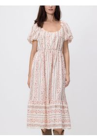 Reserved - Sukienka maxi - wielobarwny. Materiał: tkanina, bawełna, wiskoza. Długość: maxi #1