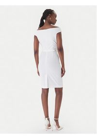 Rinascimento Sukienka koktajlowa CFC0127755003 Biały Slim Fit. Kolor: biały. Materiał: syntetyk. Styl: wizytowy #4