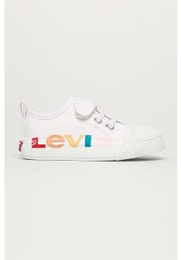 Levi's® - Levi's - Tenisówki dziecięce. Okazja: na spotkanie biznesowe. Nosek buta: okrągły. Zapięcie: rzepy. Kolor: biały. Materiał: syntetyk, materiał, guma. Szerokość cholewki: normalna. Styl: biznesowy #1