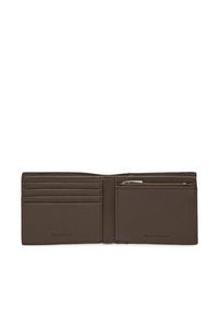 Calvin Klein Duży Portfel Męski Micropebble Billfold W Coin LV04D1033G Brązowy. Kolor: brązowy. Materiał: skóra #3