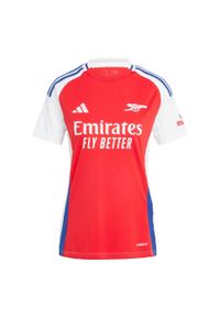 Adidas - Koszulka Arsenal 24/25 Home. Kolor: biały, czerwony, wielokolorowy. Materiał: materiał