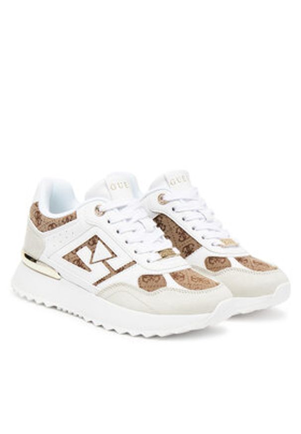 Guess Sneakersy FLTKOR FAL12 Biały. Kolor: biały. Materiał: materiał