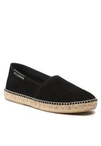 Karl Lagerfeld - KARL LAGERFELD Espadryle KL70102 Czarny. Kolor: czarny. Materiał: zamsz, skóra #5