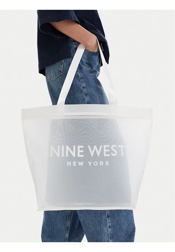 Nine West Torebka CEO-Eloura-LA374-4074 Biały. Kolor: biały