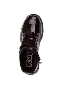Buty do chodzenia damskie lakierowane Kappa Deenish Shine. Kolor: czarny. Materiał: lakier. Sport: turystyka piesza