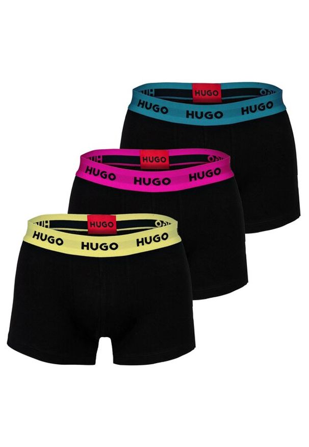 Hugo - HUGO Komplet bokserek 50532611 Czarny. Kolor: czarny. Materiał: bawełna