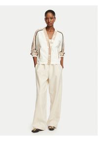 Liu Jo Sport Spodnie dresowe TA6192 T327A Kremowy Loose Fit. Kolor: kremowy. Materiał: syntetyk #3