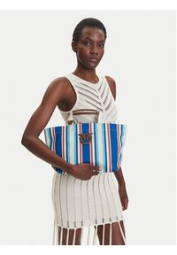 Pinko - PINKO Torebka Shopping Bag Medium PE 25 PLTT 104753 A2G5 Niebieski. Kolor: niebieski #4