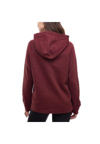 Under Armour - Bluza Z Kapturem Damska Polar Rival. Typ kołnierza: kaptur. Kolor: czerwony. Materiał: polar