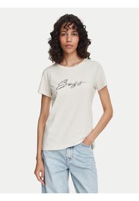 BOSS T-Shirt C_Elove_5 50566827 Beżowy Slim Fit. Kolor: beżowy. Materiał: bawełna #1