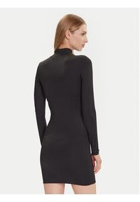 Tommy Jeans Sukienka codzienna Silver Script DW0DW21504 Czarny Slim Fit. Okazja: na co dzień. Kolor: czarny. Materiał: syntetyk. Typ sukienki: proste. Styl: casual #4