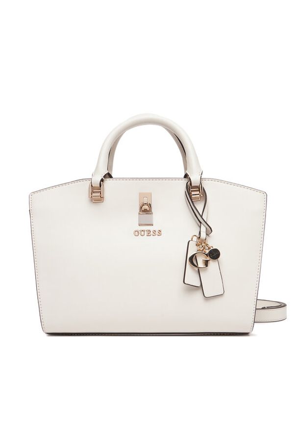 Guess Torebka Queensland HWVG96 55060 Écru. Materiał: skórzane