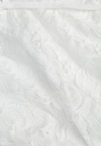 Renee - Białe Body Halter z Koronki z Odkrytymi Plecami i Wiązaniem na Plecach Malitea. Kolor: biały. Materiał: koronka. Wzór: koronka #6