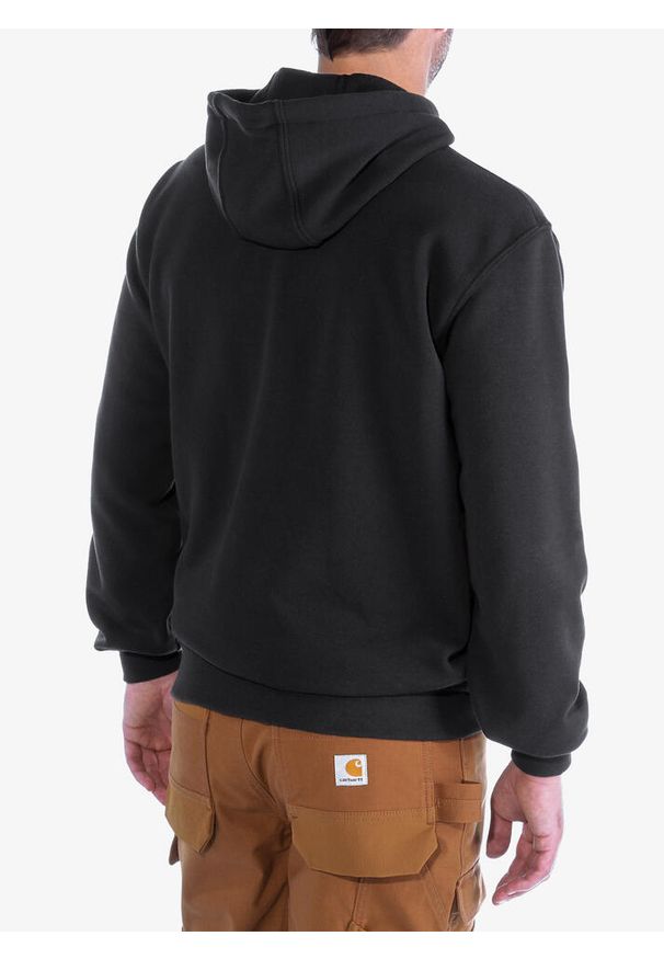 Bluza z kapturem męska Carhartt Signature Logo Sweatshirt. Typ kołnierza: kaptur. Kolor: czarny