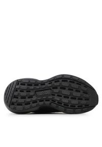 Adidas - adidas Sneakersy Rapidasport Bounce Sport Running Elastic Lace Top Strap Shoes HP2734 Czarny. Kolor: czarny. Materiał: materiał. Sport: bieganie #4