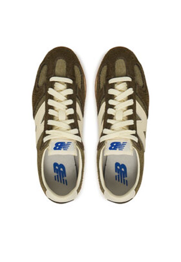 New Balance Sneakersy U471PSA W Khaki. Kolor: brązowy. Materiał: skóra, zamsz