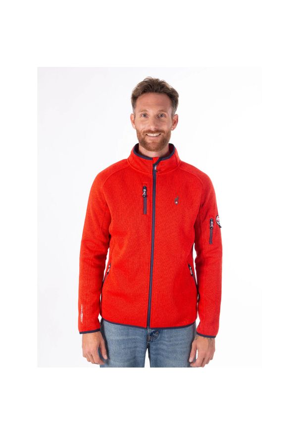 Polar Aulp Rikko. Kolor: czerwony. Materiał: polar. Sezon: jesień