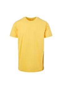 BUILD YOUR BRAND - Bawełniana Koszulka Unisex Dla Dorosłych Z Okrągłym Dekoltem. Kolor: żółty. Materiał: bawełna